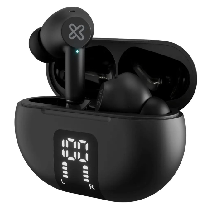 Audifonos Klip Xtreme KTE-755BK, Inalambrico 22Hrs ANC Black / Klip Xtreme