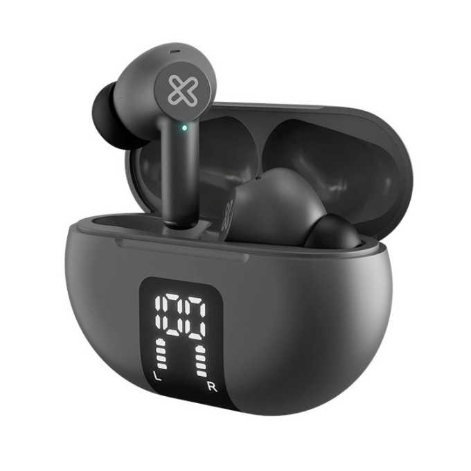 Audifonos Klip Xtreme KTE-755GR, Inalambrico 22Hrs ANC Gray / Klip Xtreme