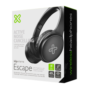 AURICULARES Klip Xtreme - KNH-300BK - Para Home audio-Wireless-ANC-32Hr-Black KNH-300BK / Klip Xtreme
