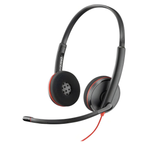 Auriculares con microfono Poly Blackwire 3220 Stereo USB-C con Cable, He 8X228A6 / Poly