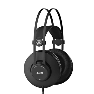 AUDÍFONOS AKG K52 CERRADO OVER-EAR PARA MONITOREO Y ESCUCHA DE ESTUDIO 3.5mm Negro / AKG