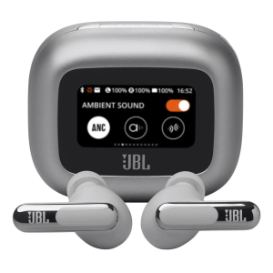 Audifono con microfono JBL LIVE Beam 3, Inalambricos, cancelacion de sonido, activo-plata, JBLLIVEBEAM3SILAM / JBL