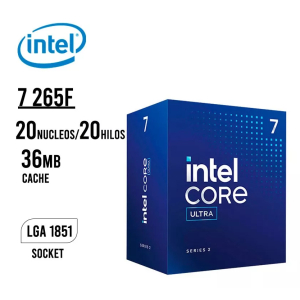 Procesador Intel - Core Ultra 7 265F - 5.3 GHz 20-core-LGA1851 BX80768265F