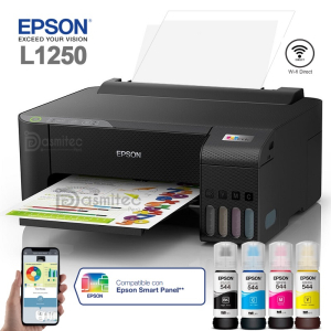 Impresora Epson EcoTank L1250 - grupo de trabajo, Hasta 33 / 15 ppm (negro/color), Wi-Fi Direct / Epson