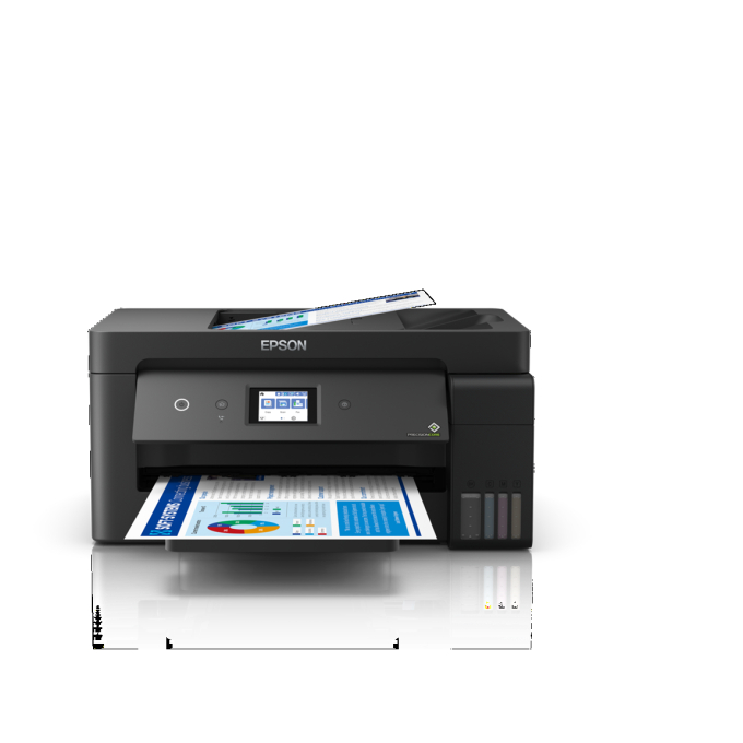 Impresora Epson EcoTank L14150 - Wide format - A3 Plus (330 x 480 mm) hasta 38ppm mono, hasta 24 ppm color, Wi-Fi / USB 2.0 / Ethernet, Duplexador automatico C11CH96301 / Epson