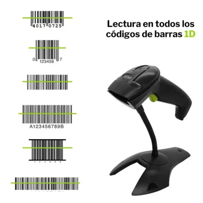 LECTOR DE CODIGO DE BARRA 1D SCANNER SAT POS LD101R+1 SATLD101R+1 / SAT
