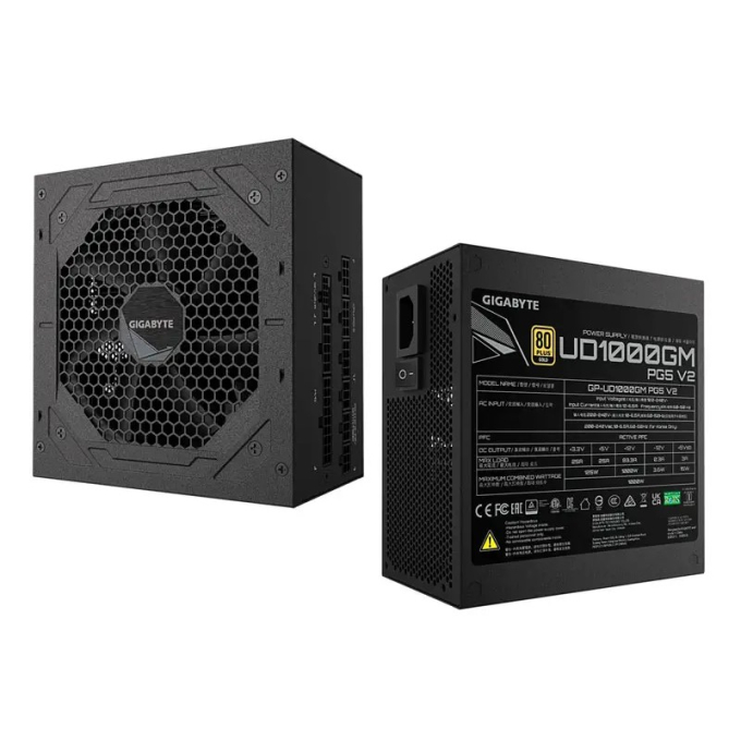 Fuente de Poder Gigabyte GP-UD1000GM PG5 V2 1000W 80+ Gold / GIGABYTE
