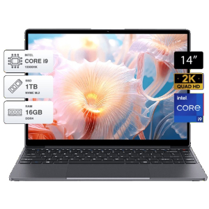 Laptop CHUWI CoreBook X, Intel i9-13900HK, Memoria RAM 16Gb DDR4, Disco Solido 1Tb SSD, Pantalla 14pulgadas IPS QHD 2K 2160x1440, Win11 home / CHUWI