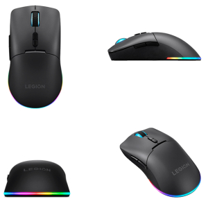 Mouse para juegos Lenovo Legion M220, inalambrico, RGB, Tri-Mode (Bluetooth, 2.4G, USB)