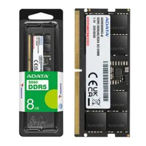 Memoria RAM Adata AD5S56008G-S - 8GB (1 x 8GB) - DDR5-5600/PC5-44800 DDR5 SDRAM - 5600MHz - CL46 - 1.10V - ECC en matriz - 262-pin - SODIMM