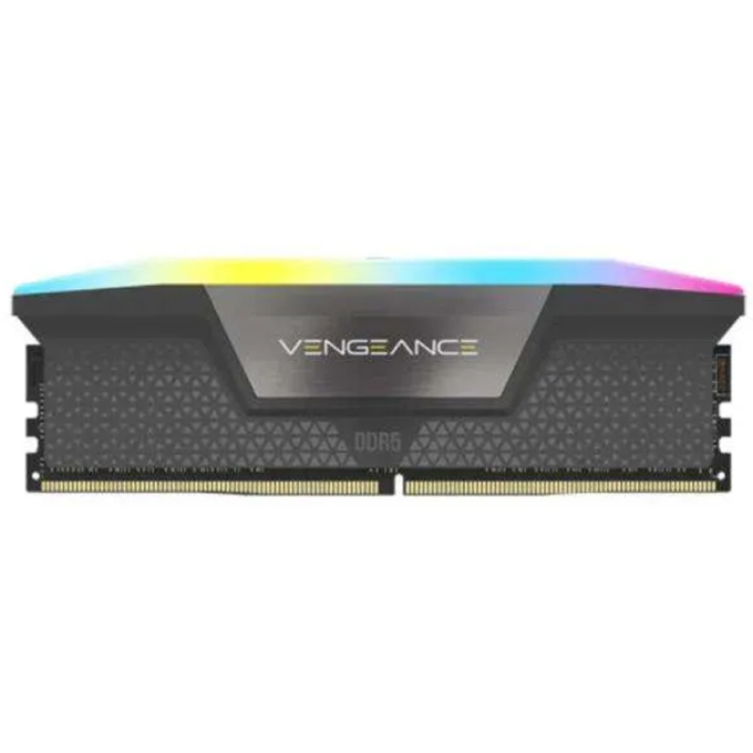 Memoria RAM Corsair Vengeance RGB para Computadora de escritorio, Placa Base - 16GB (1 x 16GB) - RGB - DDR5-6000/PC5-48000 DDR5 SDRAM - CL36 - 1.35V - Sin bufer - 288-clavijas - DIMM / Corsair