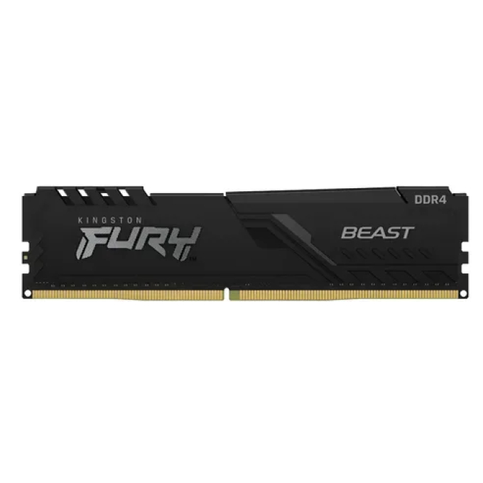 Memoria RAM Kingston FURY Beast - 16GB (1 x 16GB) - DDR4-3200/PC4-25600 DDR4 SDRAM - 3200MHz - CL16 - 1.35V - 288-clavijas - DIMM / Kingston