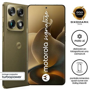 Telefono Celular SmartPhone Motorola SIGNATURE XT2603-2 - 16Gb RAM, 1Tb Almacenamiento - Android Olive - PBAB0047PE / Motorola