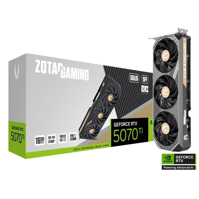 Tarjeta de Video Zotac GAMING GeForce RTX 5070 Ti, 16GB GDDR7, PCI Express, ZT-B50710J3-10P / Zotac