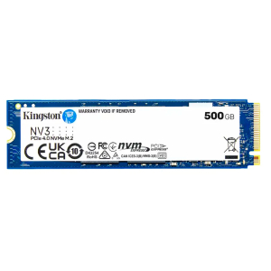 DISCO DURO SOLIDO Kingston - 500GB -NV3 M.2 2280 NVMe Up to 6000 M SNV3S/500G / Kingston