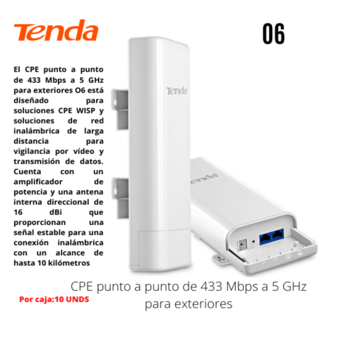 ACCEST POINT TENDA EXTERIOR O6 / TENDA