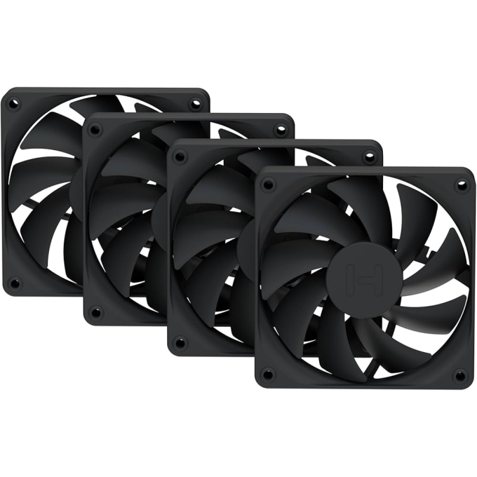 Ventilador HYTE FA12, 120MM 4 IN 1 PACK PITCH BLACK FAN-HYTE-FA12-BB-4 / HW_HYTE