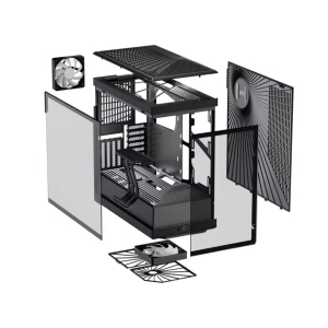 CASE MT HYTE Y40 PITCH BLACK CS-HYTE-Y40-B / HW_HYTE