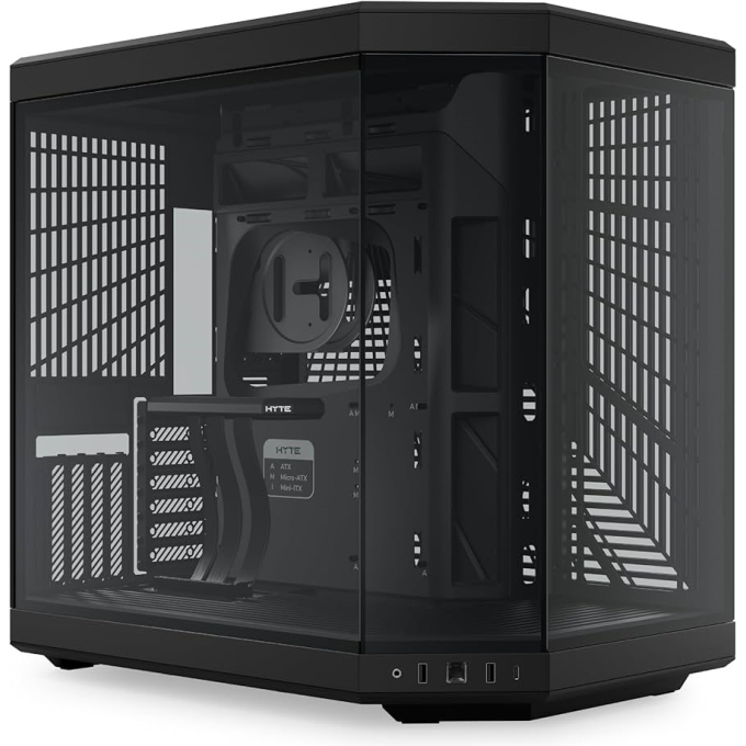 CASE MT HYTE Y70 PITCH BLACK CS-HYTE-Y70-B / HW_HYTE