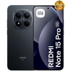 Telefono Celular SmartPhone REDMI NOTE 15 PRO + (PLUS) 5G 12Gb RAM + 512Gb Almacenamiento NEGRO