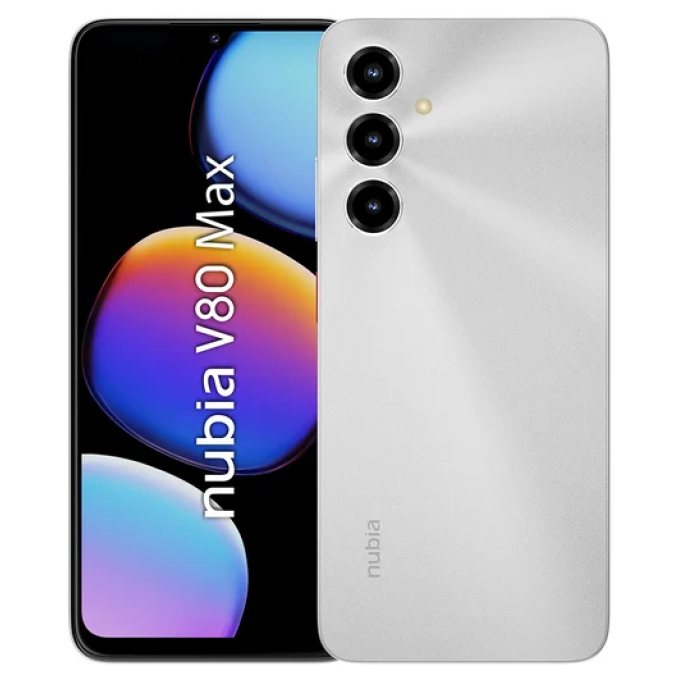 CELULAR ZTE V80 MAX 4+256 4G LTE PLATEADO SS / ZTE