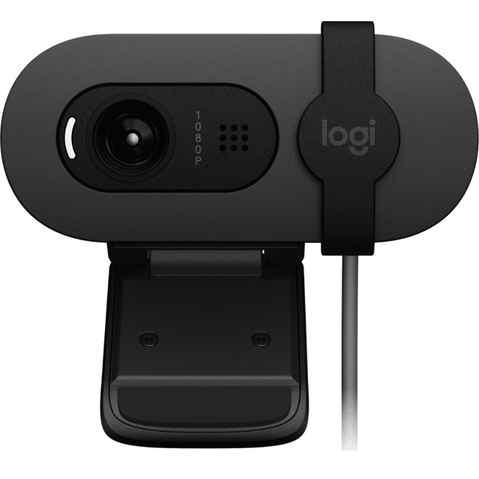 CAMARA LOGITECH BRIO 100 FHD 1080P USB-A GRAPHITE (960-001586)-P / LOGITECH