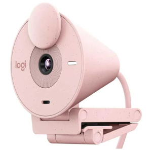 Camara LOGITECH BRIO 300 FHD 1080P USB-C ROSE (960-001446)-P