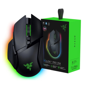 Mouse Gamer Razer Basilisk V3 Pro 35K DPI Wireless/Bluetooth Switch Óptico 90M 13 Zonas Chroma Black, RZ01-05240100-R3U1