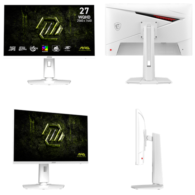 Monitor Plano Gamer MSI MAG 274QRFWX32, 27pulgadas WQHD FAST IPS, 320HZ, 0.5MS, HDMI, DP / MSI
