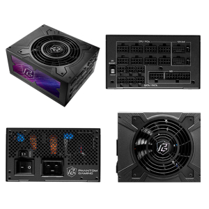 Fuente de alimentacion Asrock, PG-1600G, 1600W, ATX, 80 Plus Gold.