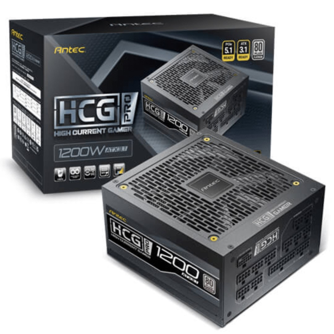 Fuente de Poder Antec HCG1200 Pro 1200W 80+ Platinum, 0-761345-20018-9 / ANTEC