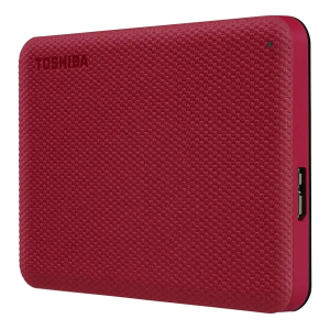 Disco Duro Portatil Toshiba Canvio Advance 2TB USB 3.0 Rojo, HDTCA20XR3AA / Toshiba