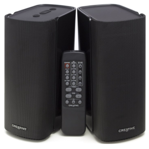 Parlantes Creative Premium T100 2.0 Hi-Fi Bluetooth Black, 51MF1690AA000 / CREATIVE