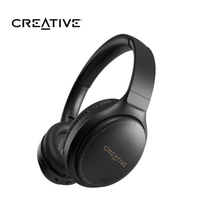 Audifonos con Microfono Creative Zen Hybrid Gen 2 Bluetooth ANC USB-C Black, 40MM 70H, 51EF1220AA000 / CREATIVE