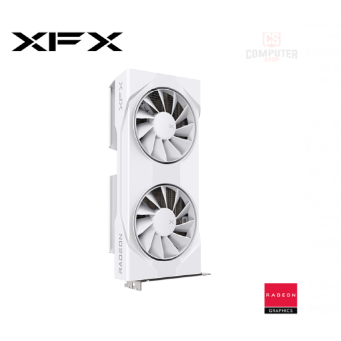 VGA 8G XF RX9060XT 2X WHITE D6
Tarjeta de video XFX Swift AMD Radeon RX 9060 XT OC White Gaming Edition, 8 GB, PCIe5 / 