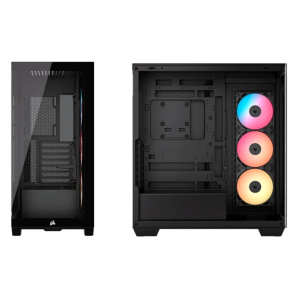 Corsair Carcasa para computdora - Media Torre - Negro - Fan Cooler / Corsair