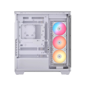 Case Corsair Media Torre con Vidrio Templado Blanco, Fan Cooler / Corsair