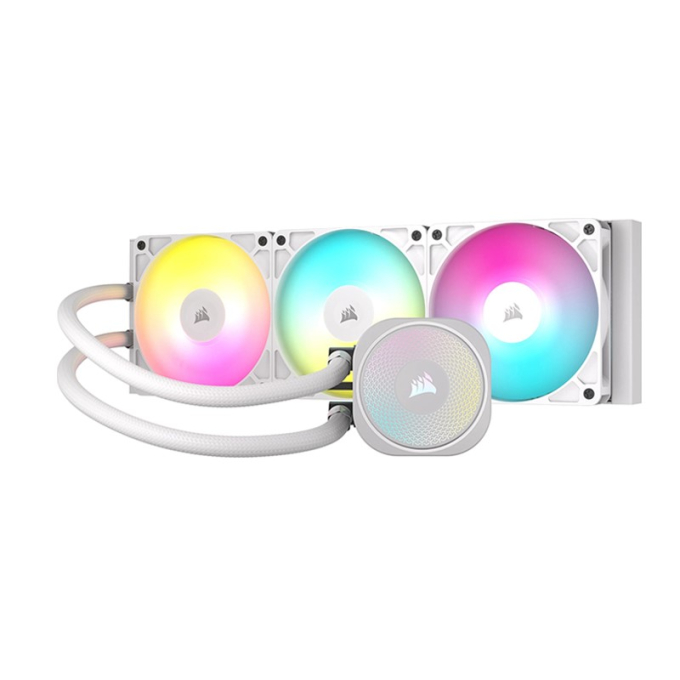 Refrigeracion Liquida Corsair Nautilus 360 RS ARGB Blanca, 3 x Ventilador(es) / Corsair