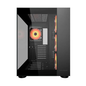 Case Cougar CGR-5KA1B-RGB Media Torre Negro con Cristal Templado y 4 Ventiladores RGB / Cougar