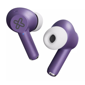 Audifonos inalambricos Klip Xtreme True Wireless KTE-015PR Bluetooth 17Hrs IPX Purple / Klip Xtreme