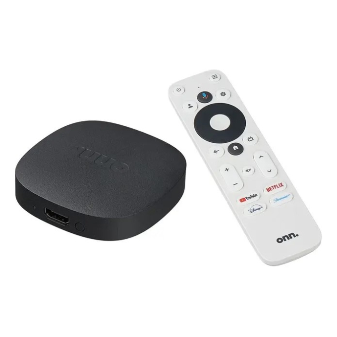 Adaptador Smart TV ONN Google TV 4K UHD con Wi-Fi, 2GB RAM WITH 8GB STORAGE / ONN