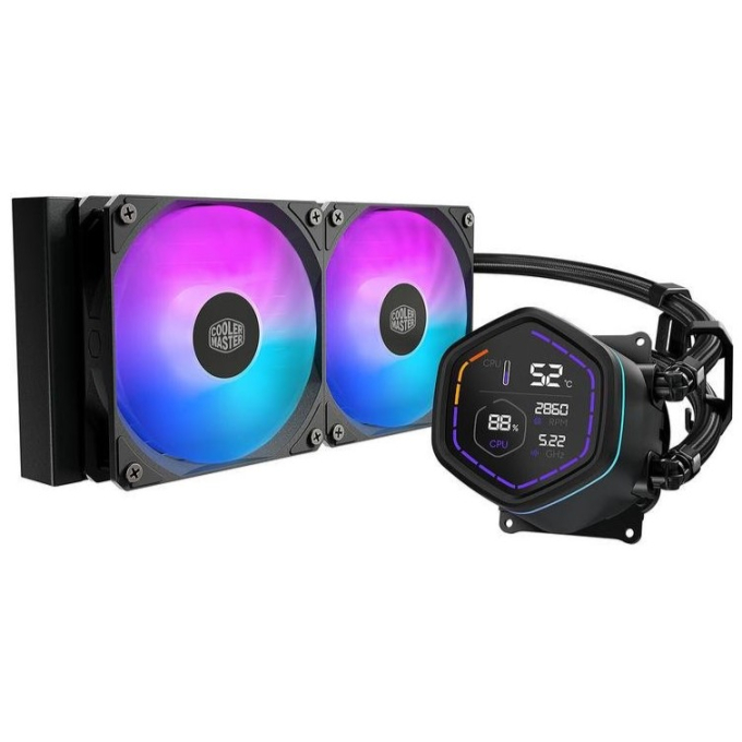 Refrigeracion Liquida Cooler Master ML Core NEX Digital 240 ARGB Black MLX-D24M-A18PA-RD / COOLER MASTER