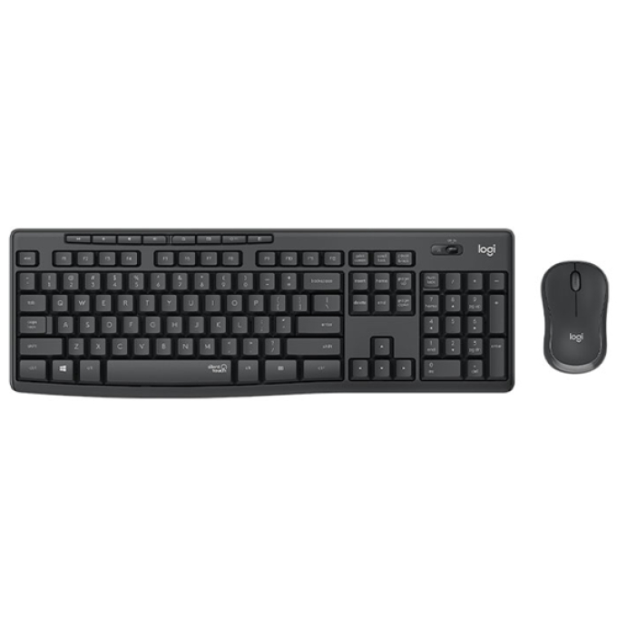 TECLADO Y MOUSE LOGITECH MK295 SILENT BLACK WIRELESS / Logitech