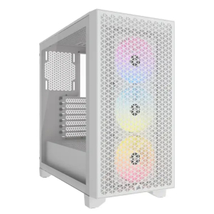Case Corsair AIRFLOW Mid Tower con Panel de Vidrio Templado, Blanco