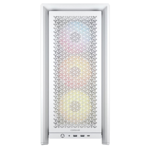 Case Corsair FRAME Mid Tower con Vidrio Templado, Refrigeracion por Ventilador y Liquido, 3x120 mm Fan(s) Installed, Blanco / Corsair