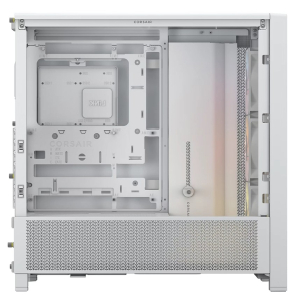 Case Corsair FRAME Mid Tower con Vidrio Templado, Refrigeracion por Ventilador y Liquido, 3x120 mm Fan(s) Installed, Blanco / Corsair