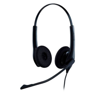 Audifonos Jabra Biz 1500 USB Estereo Supraaurales con Microfono y Cancelacion de Ruido, Negro