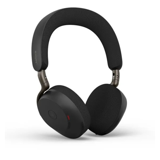 Audifonos Inalambricos con Microfono Jabra Evolve3 75 Bluetooth con Cancelacion de Ruido y Certificacion Microsoft Teams, Binaural, Supra-aural, negro / Jabra