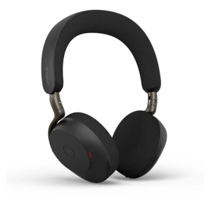 Audifonos Inalambricos con Microfono Jabra Evolve3 75 Bluetooth con Cancelacion de Ruido y Certificacion Microsoft Teams, Binaural, Supra-aural, negro