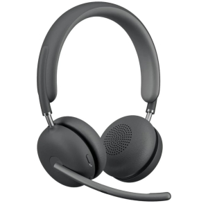 Audifonos con Microfono Logitech Zone Wireless 2 Inalambricos con Certificacion Microsoft Teams y Bluetooth, Omnidireccional, Grafito